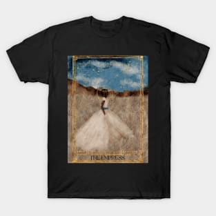 The empress tarot card watercolor witchy queen T-Shirt